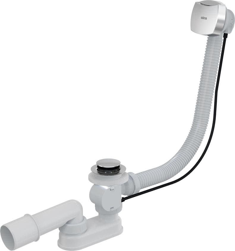 Vaňový sifón A51CR, automat komplet, chróm, dĺžka 57 cm