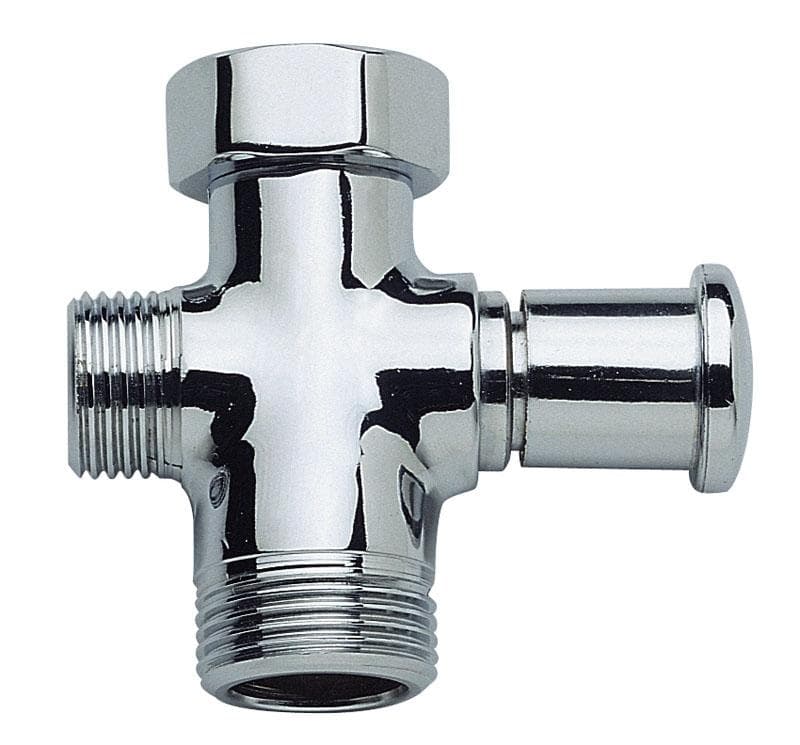ND - sprchový prepínač kríž REMER 3/4"x1/2"x3/4", univerzálny. 316A