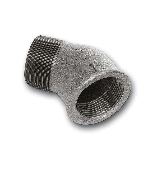 Fiting pozinkovaný koleno 45° MF 1/2"