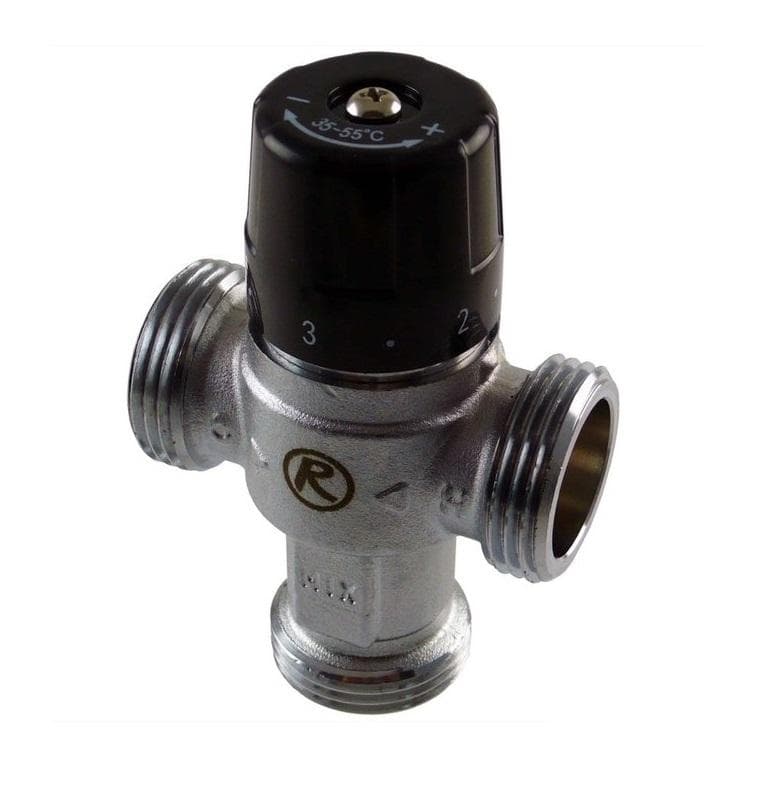 Termostatický zmiešavací ventil Wmix-H DN20 3/4", WMIX-H S20 G3/4M T35-55°C VOZ (nahrádza 12023)