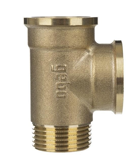 T-kus 90° (134)  M´F/F/M 1", K-506T, 2x vnút. závit + 1x vonkajší závit, atyp, mosadz, 134-6BR