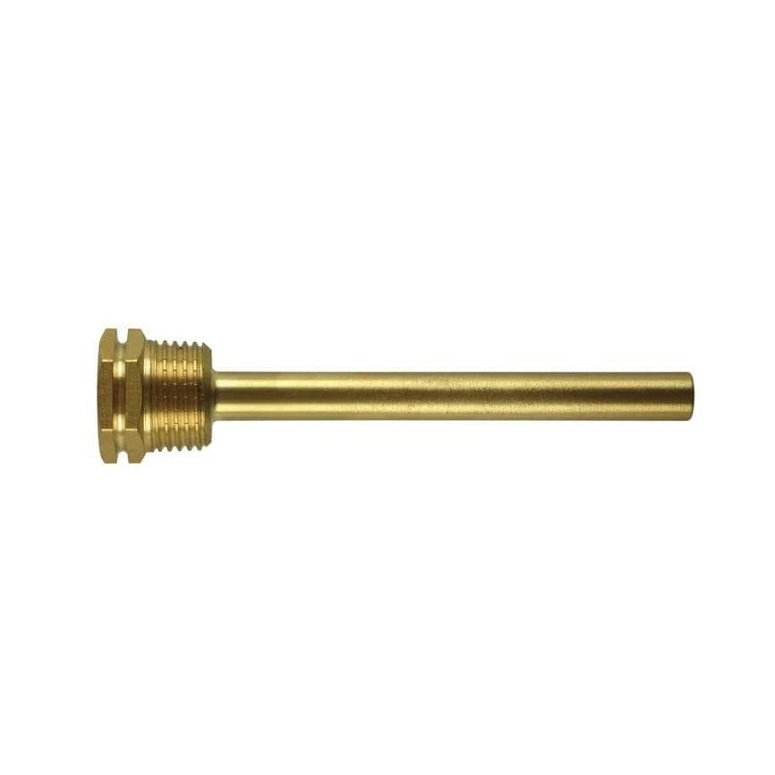Regulačná jímka pre 1 čidlo, 7x9-100 R1/2", púzdro 7x9x120mm, mosadz