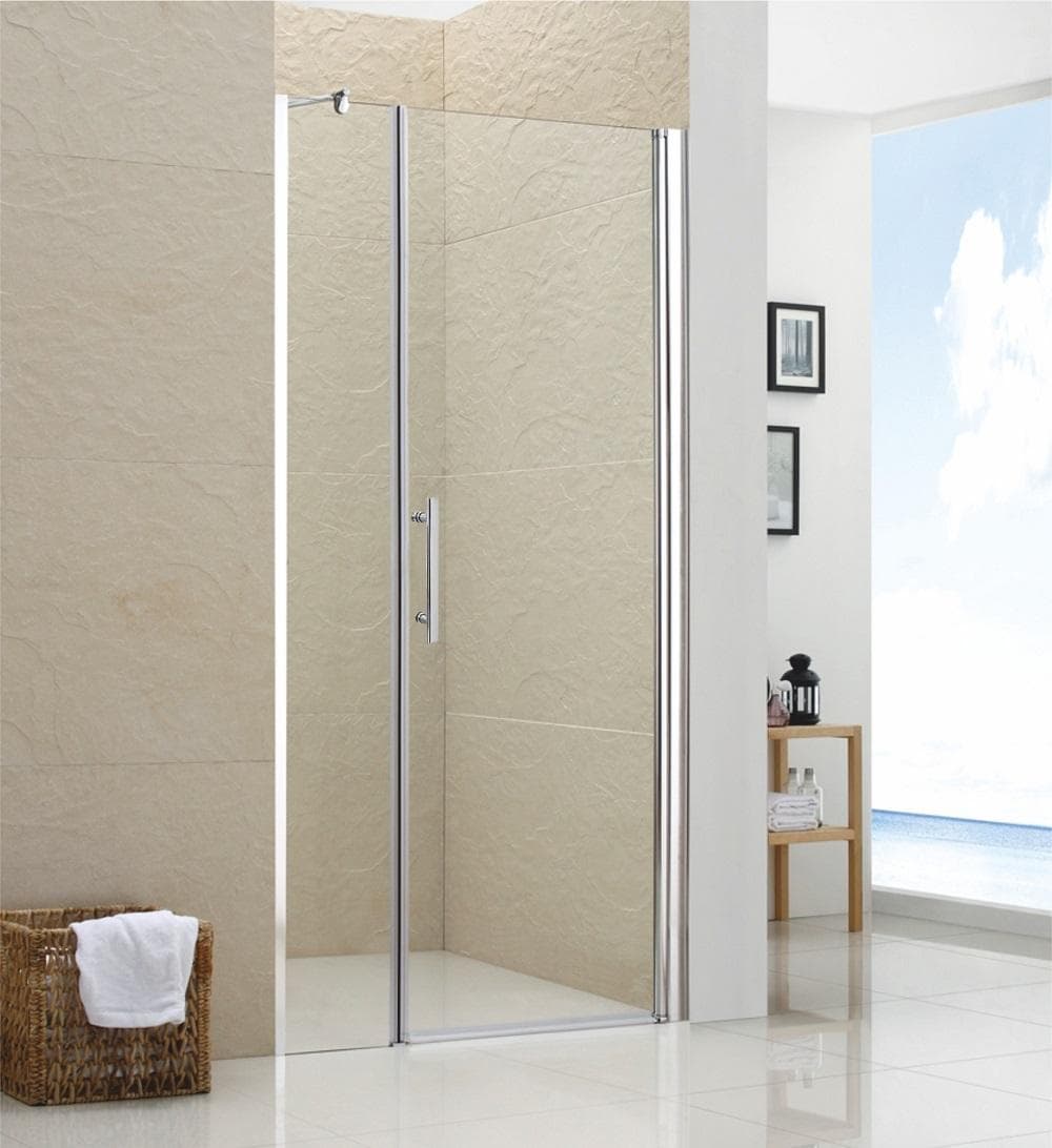 Sprchový pevný rozširovací sklenený panel CANDID SKC8140S-40, 400x2000 mm, UNI, 6 mm sklo číre SANS PORE