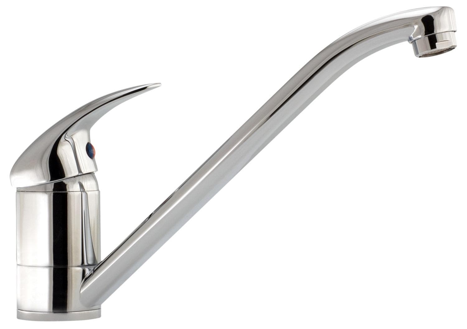 RS.6106 SAMTEK ARIES drezová kuchynská batéria stojanková s pákou, výtokové ramienko 210 mm