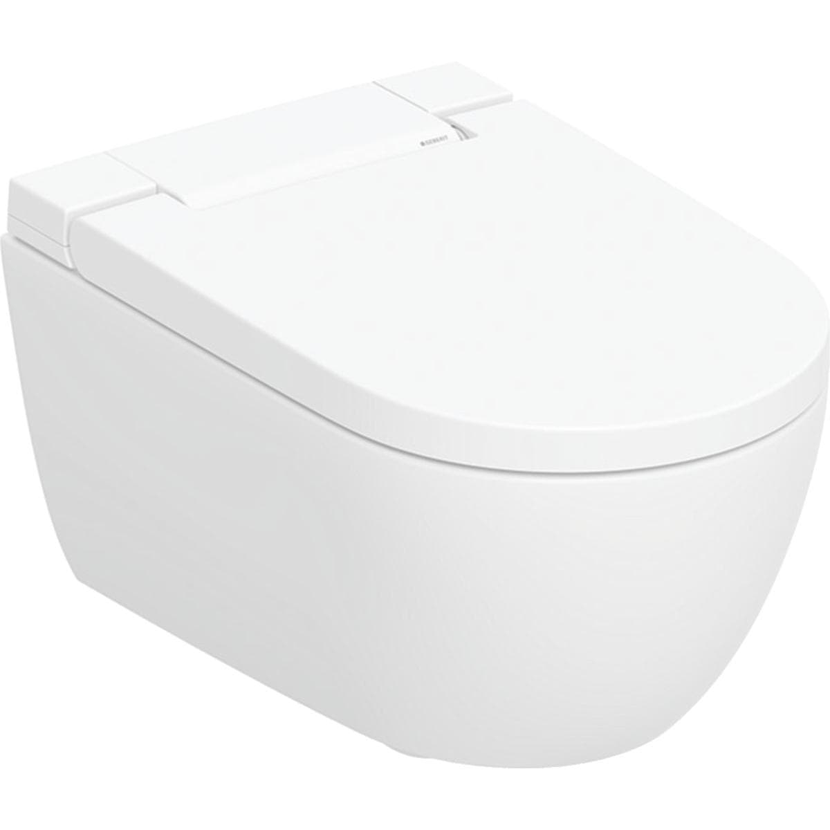 AquaClean ALBA sprchovacie WC závesné Geberit, KeraTect, dizajnový kryt biely (nahrádza 146.092.11.1) (AQUACLEAN)
