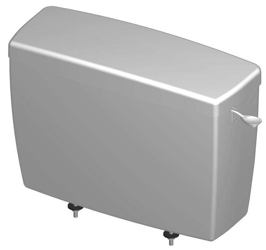 WC nádržka plastová kombi montáž T-2450, splachovanie: 3/9 l, páčka