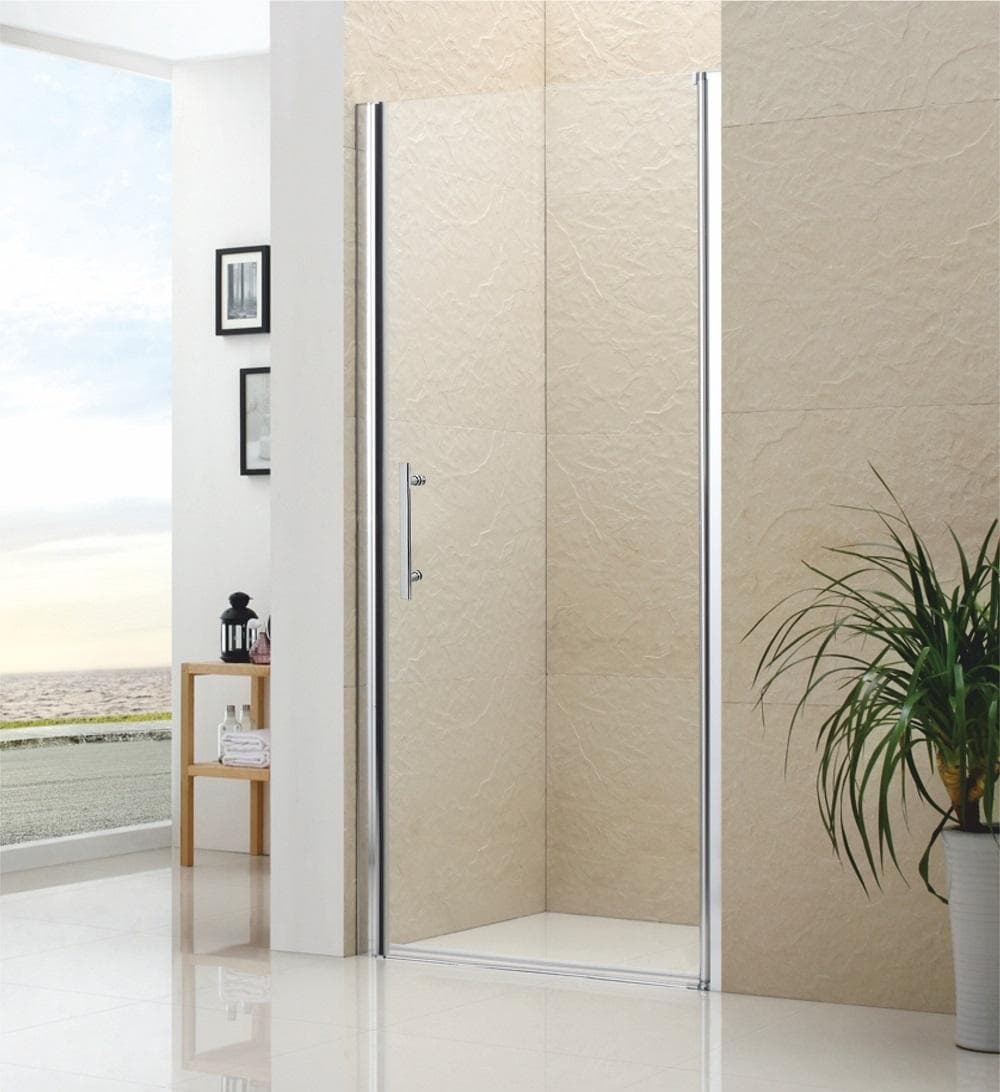 Sprchové dvere do niky CANDID SKC8140M-R90, 900x2000 pravé, 6 mm sklo číre SANS PORE