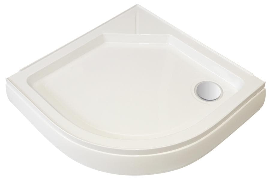 Sprchová vanička oblá 900x900 mm, EVITA SAMTEK SKO-V8141-90, výška 195 mm, R550, spevnená, sifón