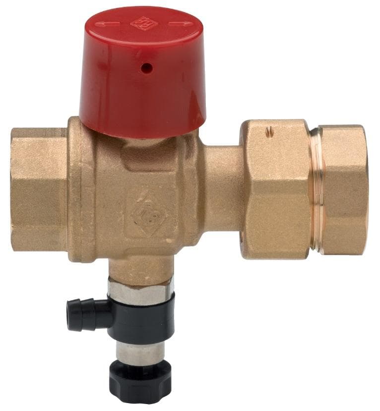 RB Guľový ventil 4634 pre expanzné nádoby 1", možnosť plombovania 4634300000