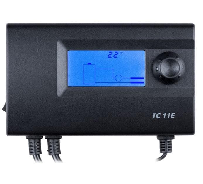 Elektronický digitálny termostat TC11E, pre ovládanie obehového alebo cirkulačného čerpadla, Antistop