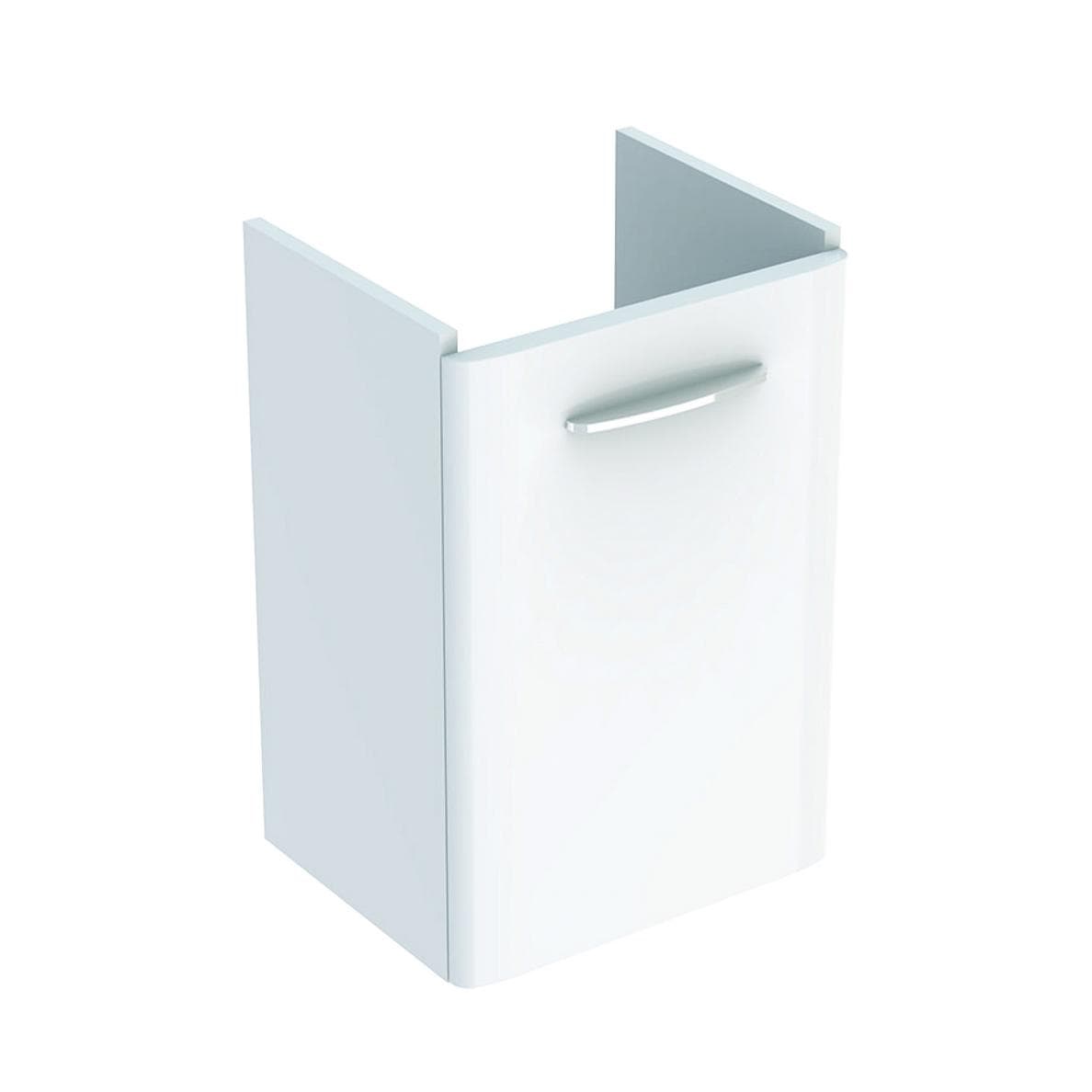 Skrinka pod umývadlo 45 cm Geberit Selnova Square, s jednými dvierkami, biela