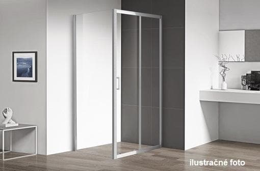 Sprchové dvere posuvné QUIDO SK-Q9 12, 1200x1850 mm UNI, 6 mm bezpeč.sklo číre SANS-PORE