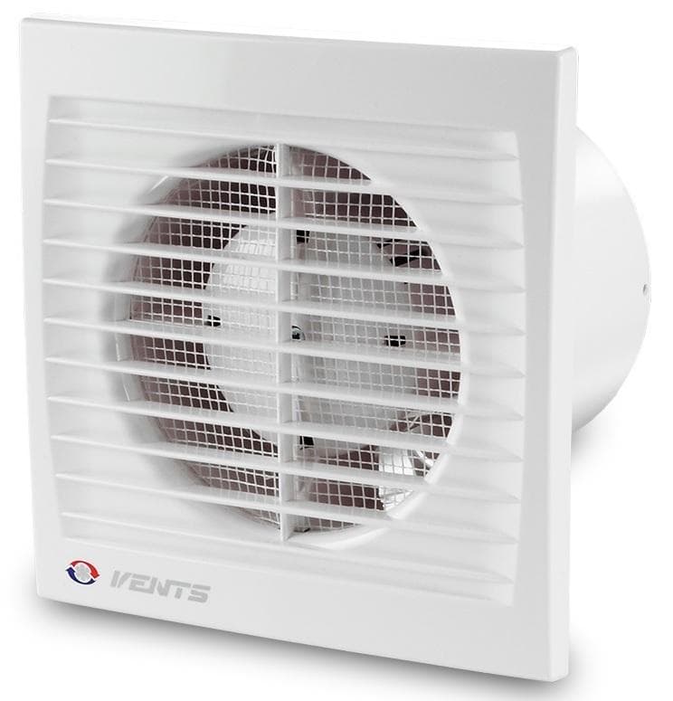 100STL - Domový ventilátor typ S, s dobehom a guľ. ložiskom, o100mm, 95m3/h, 230V (1901007)